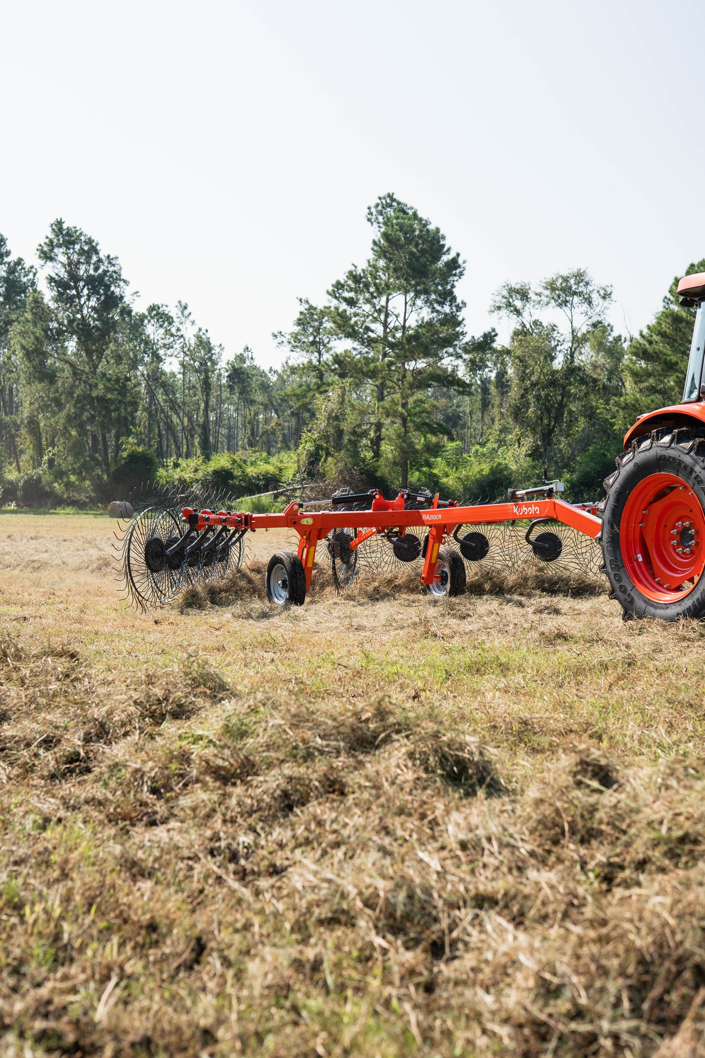 Kubota M5-111 with RA210CR Rake Package