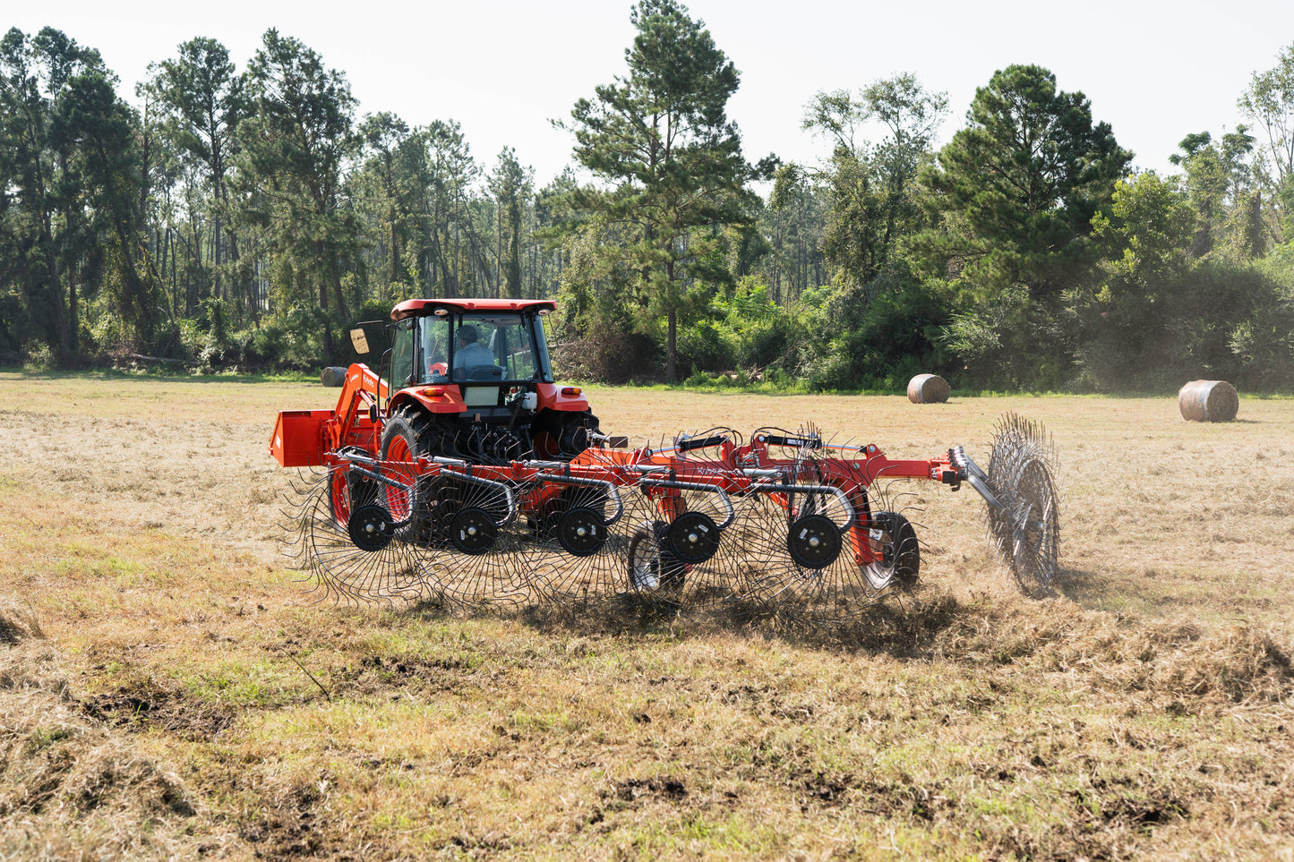 Kubota M5-111 with RA210CR Rake Package