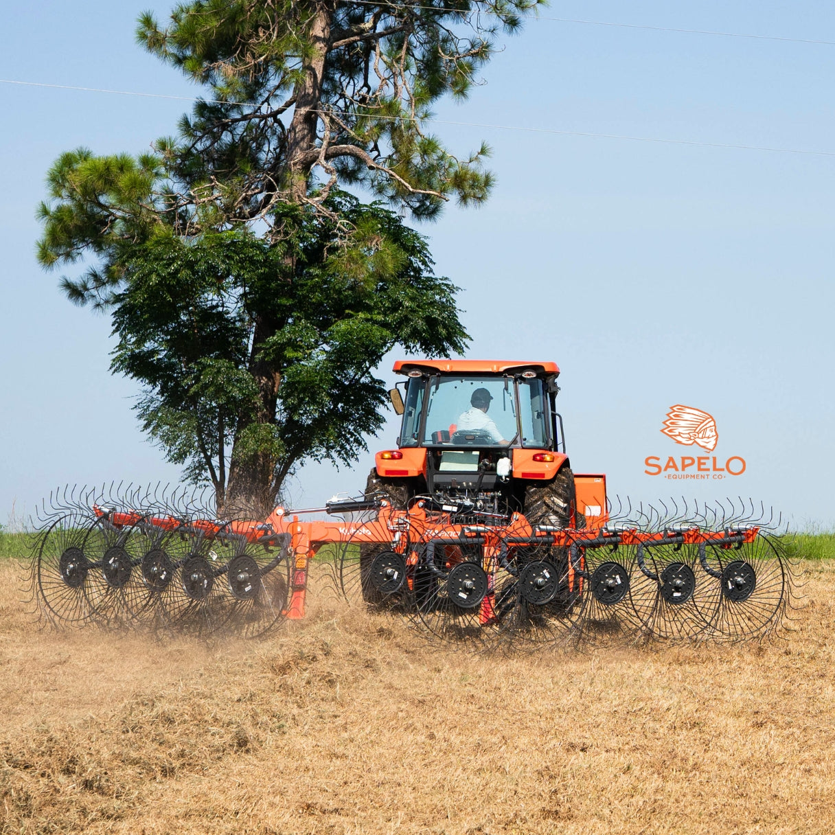 Kubota M5-111 with RA210CR Rake Package