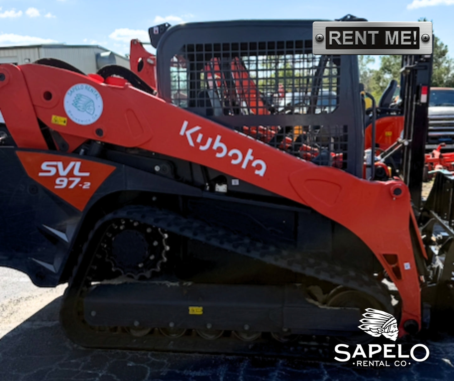 Kubota SVL97-2 with 80" Bucket